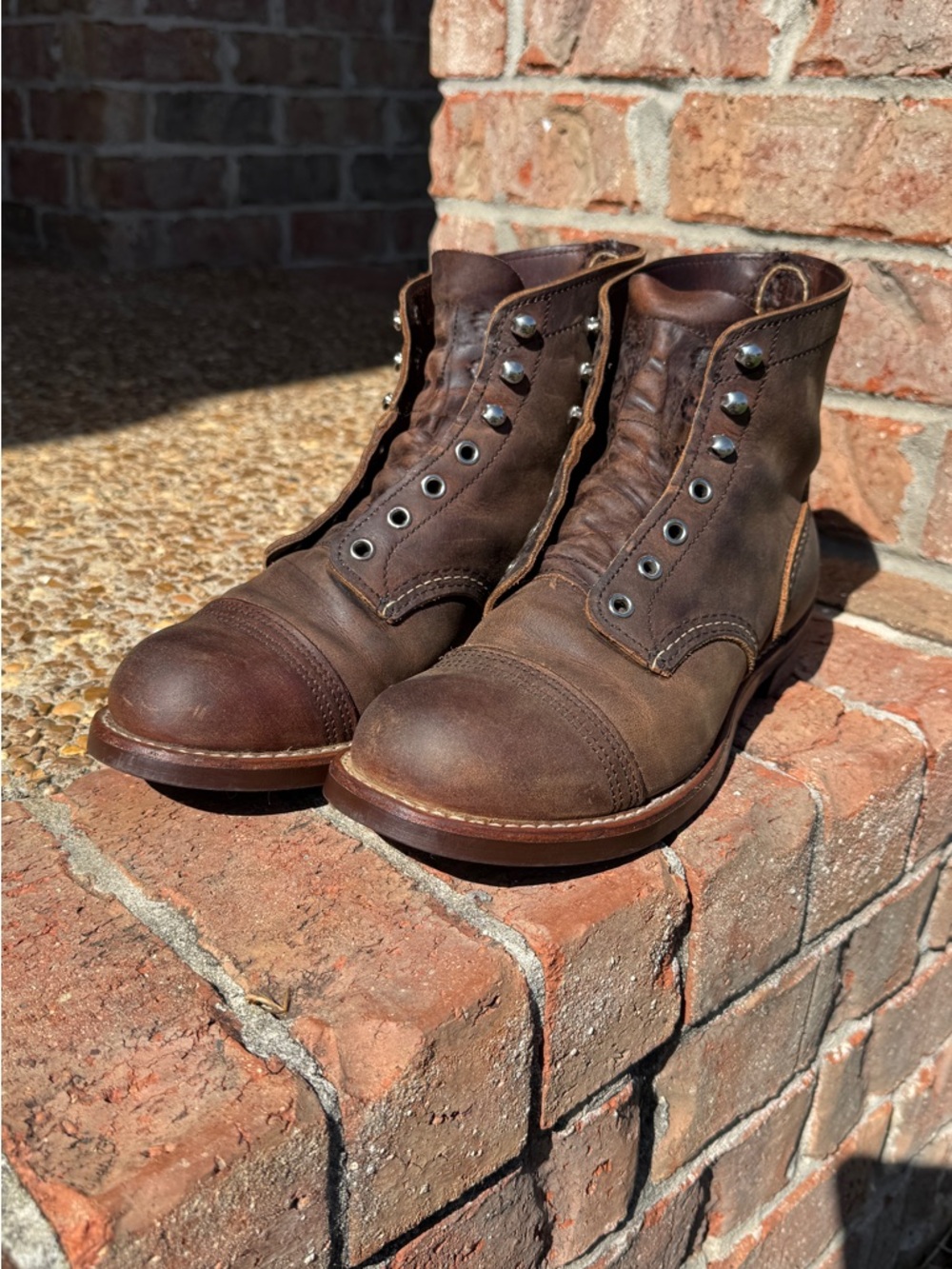 Red Wing Shoes Copper Rough & Tough Iron Rangers